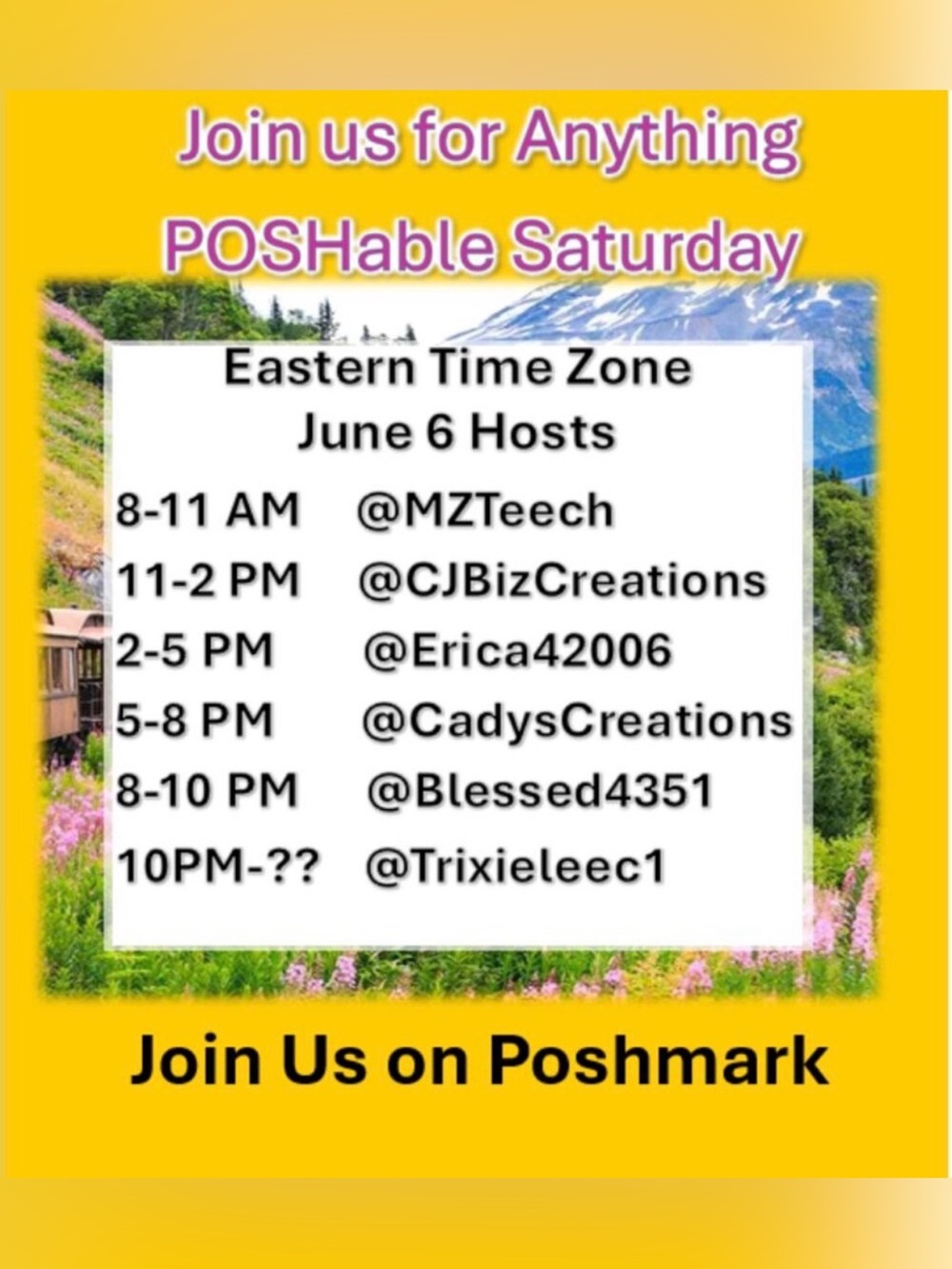 Cadyscreations is LIVE with Anything POSHable! - Picture 1 of 4